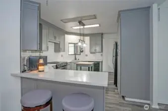 A modern, beautifully updated kitchen designed for effortless meal prep.