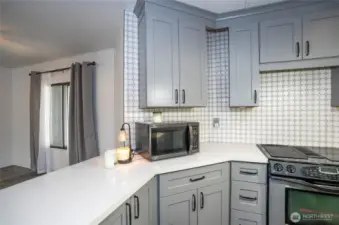 Quick glimpse of the breakfast bar.