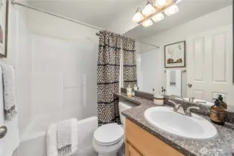 Upstairs updated full bath