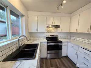 Updated Kitchen with Stainless Steel Appliances