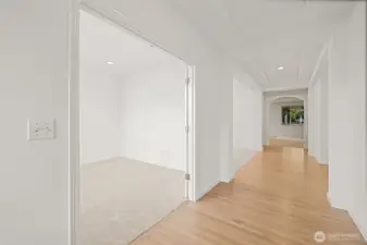 Private Home Office adjacent to entry