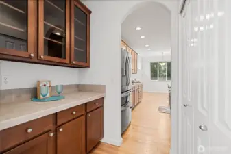 Butler's Pantry with loads of storage