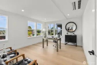 1st level Bedroom. This level would work great for multi-generational living or for nanny quarters. Includes separate W/D hookups.