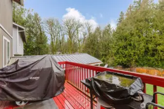 Deck off Dining room