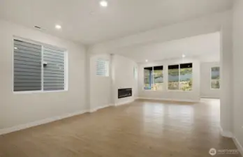 Liv room-Same design of home, but a different, sold one.