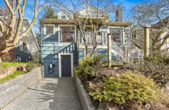 driveway parking with EV charging