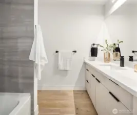 Bathroom near sauna for conveniene