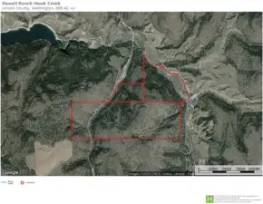 Hawk Creek Harbor in the back ground