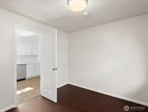 Separate dining area that could be opened up