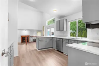 Modern, newly updated kitchen!
