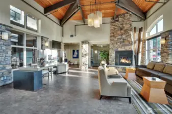 Fabulous clubhouse is perfect for entertaining large gatherings.