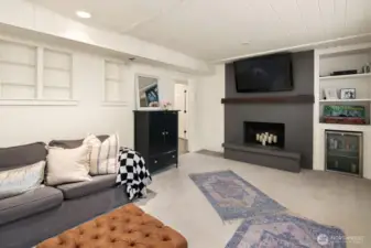 downstairs rec-room