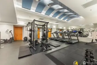 The Work out room located on the 3rd floor of Tower #1