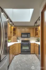 Newer appliances and great storage for all your kitchen needs.