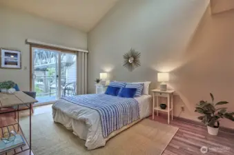 Primary Suite spacious enough for a king bed.