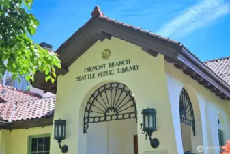 Fremont Public Library is just 3 doors away