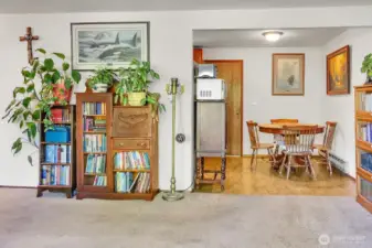 Living Room viewing to the Eating Area just off of the Kitchen
