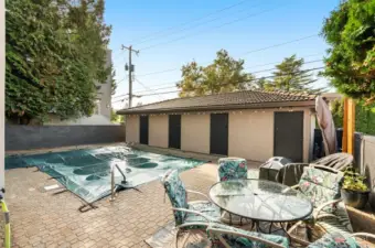 Outdoor MCM Inspired Swimming Pool