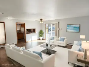 This is virtual stage living rom of Unit 205