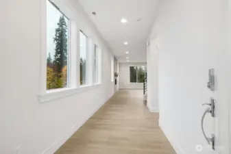 A welcoming, light-filled entry