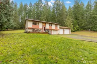 Plenty of yard for games or gardens