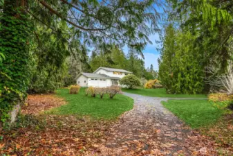 A private drive leads you home.