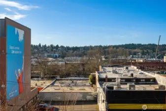 South-facing windows flood the home with natural light and capture beautiful canal and Olympic Mountain views from every room.