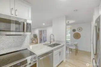Fully remodeled kitchen