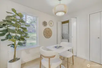 Dining Room & laundry closet