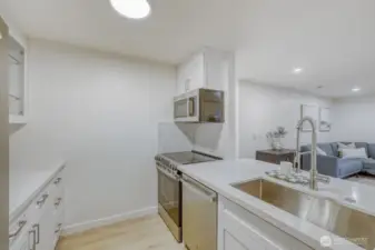 Redesigned kitchen