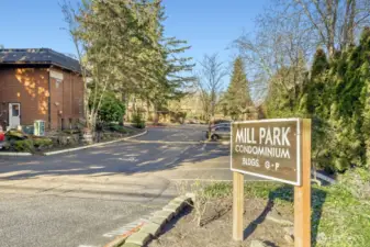 Mill Park condominiums entrance
