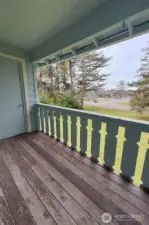 Back Deck off of living room and Dining Room