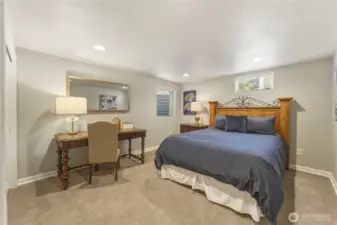 Basement bedroom