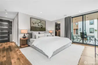 Radiant floors keep this home cozy on all levels.
