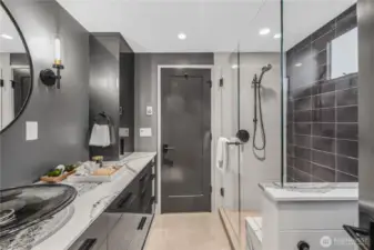 Bright and functional with plenty of high functioning storage space.