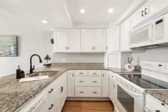 Large pantry closet in kitchen.