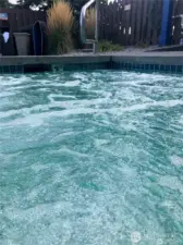 Hot tub at the
