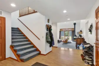 Main floor entry.