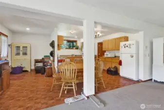 Lower level mother in law unit kitchen.