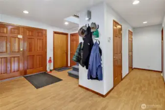 Main floor entry.