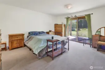 Lower level mother in law unit bedroom