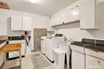 Lower Level Laundry area.