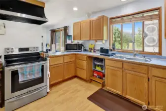 Main floor kitchen.
