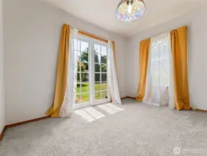 This is the downstairs office/bedroom.