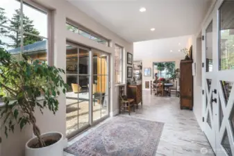 Large welcoming foyer