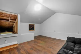 Attic space not included in the square footage.
