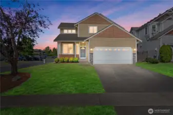 Beautiful home located on a corner lot.