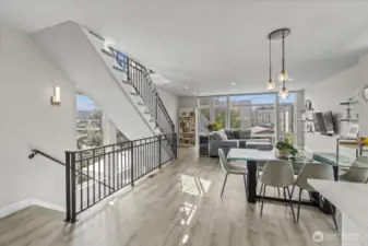 view from kitchen