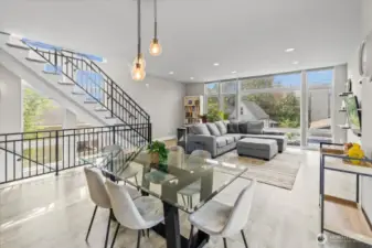bright open living