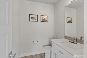 Main level Powder room